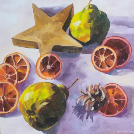 Gemälde cozy christmas no.1 von Ulrich Julia | Gemälde Figurativ Öl Stillleben