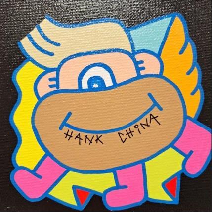 Peinture Helmet four par Hank China | Tableau Pop-art Acrylique, Posca Icones Pop