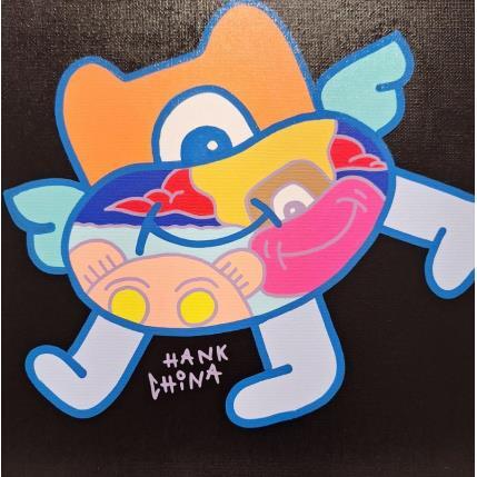 Peinture Big sourire four par Hank China | Tableau Pop-art Acrylique, Posca Icones Pop