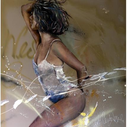 Peinture Aimons nous maintenant par Desserle Cecile | Tableau Figuratif Huile Portraits