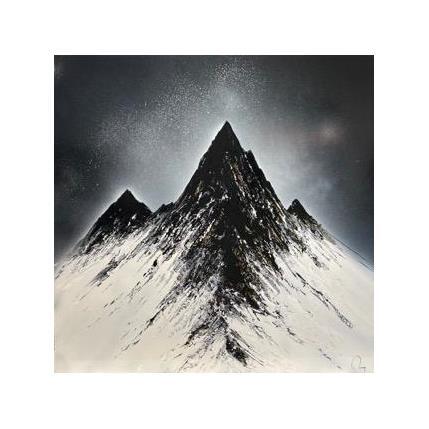 Peinture Eternity par Rey Julien | Tableau Figuratif Feuille d'or