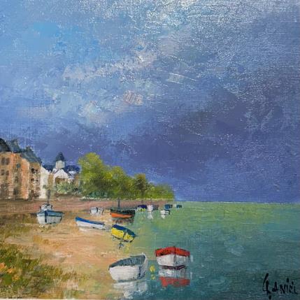 Peinture St Valery sur Somme par Sannier Daniel | Tableau Impressionnisme Huile Paysages