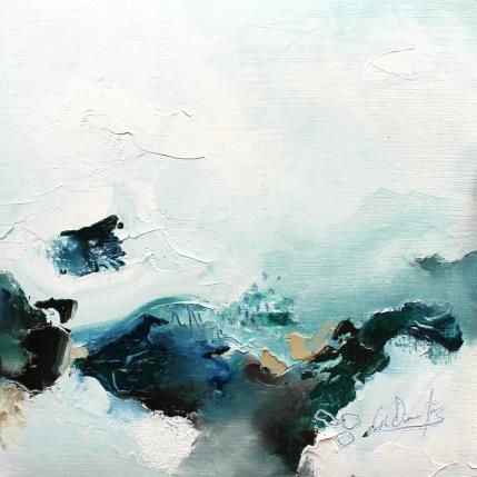 Painting Aux creux des montagnes by Dumontier Nathalie | Painting Abstract Oil Minimalist, Pop icons