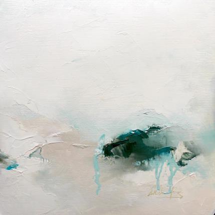 Painting Les reflets enchantés by Dumontier Nathalie | Painting Abstract Oil Minimalist