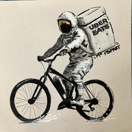 Peinture LITTERALY EVERYWHERE par MR.P0pArT | Tableau Street Art Acrylique, Posca Scènes de vie, Société, Urbain