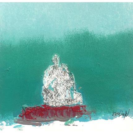 Peinture Présence. par Escolier Odile | Tableau Figuratif Acrylique Nature, Paysages, Scènes de vie