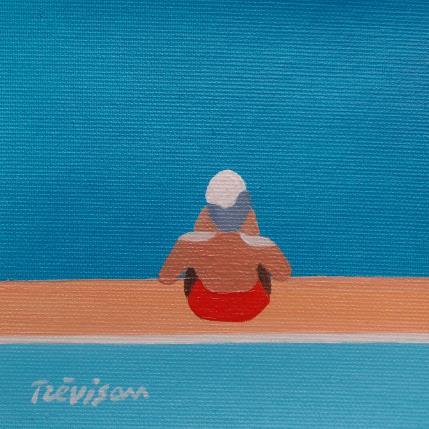 Peinture Waiting par Trevisan Carlo | Tableau Surréalisme Huile Sport