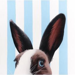 Pintura I SEE YOU 45 por Milie Lairie | Pintura Realism Oil Animals, Nature, Pop icons