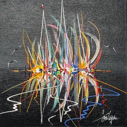 Gemälde Trésor nocturne von Fonteyne David | Gemälde Figurativ Acryl