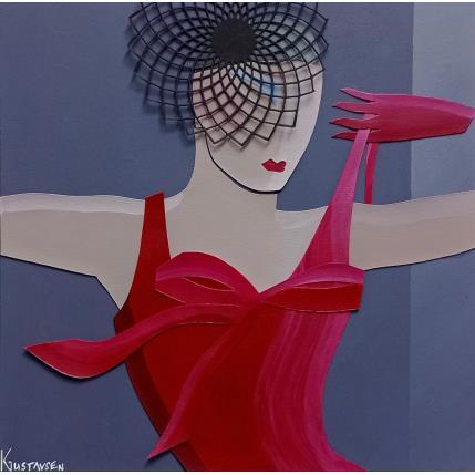 Peinture Glam par Gustavsen Karl | Tableau Figuratif Acrylique, Collage Minimaliste, Mode