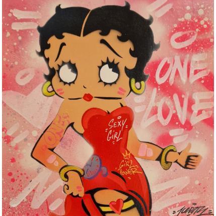 Peinture Betty Boop  par Kedarone | Tableau Pop-art Acrylique, Graffiti Icones Pop