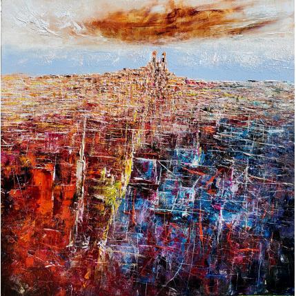 Painting N.Y.C by Reymond Pierre | Painting Figurative Oil Urban