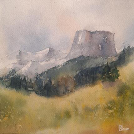 Peinture Vercors par Lida Khomykova | Tableau Figuratif Aquarelle