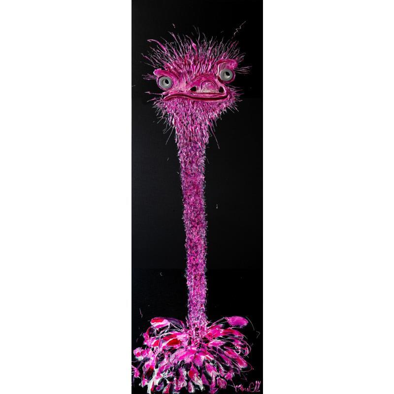 Peinture CONNECTUS par Moogly | Tableau Art Singulier Acrylique, Résine Animaux