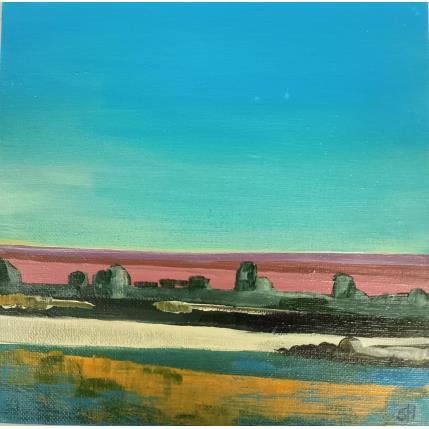 Peinture LATE SUMMER par Herz Svenja | Tableau Abstrait Acrylique Paysages