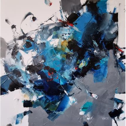 Peinture After party par Virgis | Tableau Abstrait Huile Minimaliste