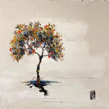 Peinture Mon arbre par Raffin Christian | Tableau Figuratif Huile Paysages