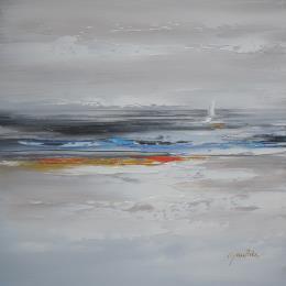 Pintura Côte d'Opale por Gaultier Dominique | Pintura Figurative Oil Marine