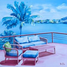 Pintura Vivantes fleurs por Chassagnette Béatrice | Pintura Figurative Oil Landscapes