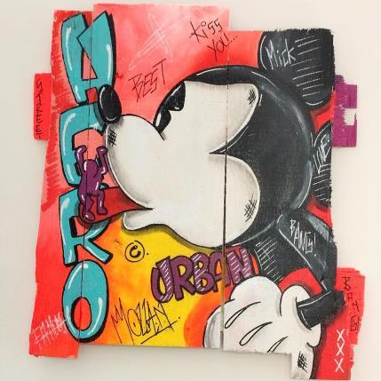 Painting Hero 1 by Molla Nathalie  | Painting Pop-art Acrylic, Posca, Wood Pop icons