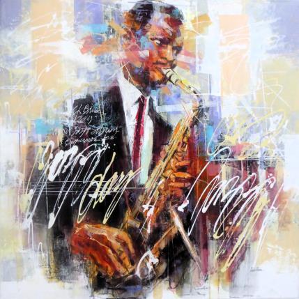 Peinture Jazz Music par Silveira Saulo | Tableau Figuratif Acrylique Musique