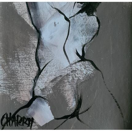 Peinture Taupe  par Chaperon Martine | Tableau Figuratif Acrylique Nu