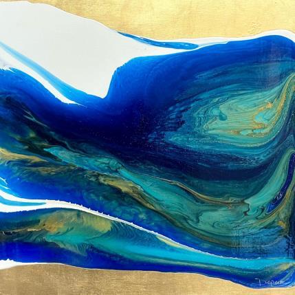 Peinture Profondeurs marines 1644 par Depaire Silvia | Tableau Abstrait Acrylique Marine, Minimaliste, Paysages