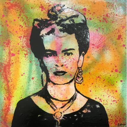 Peinture Frida par Kikayou | Tableau Pop-art Graffiti Icones Pop