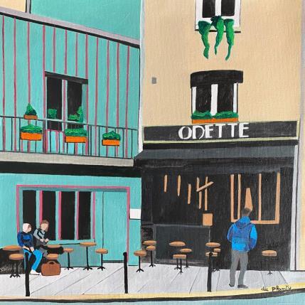 Peinture Odette  par Du Planty Anne | Tableau Figuratif Acrylique Urbain