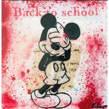 Pintura Mickey shy por Kikayou | Pintura Pop-art Acrylic, Gluing, Graffiti Pop icons