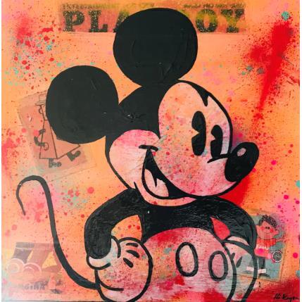 Peinture Mickey par Kikayou | Tableau Pop-art Acrylique, Collage, Graffiti Icones Pop