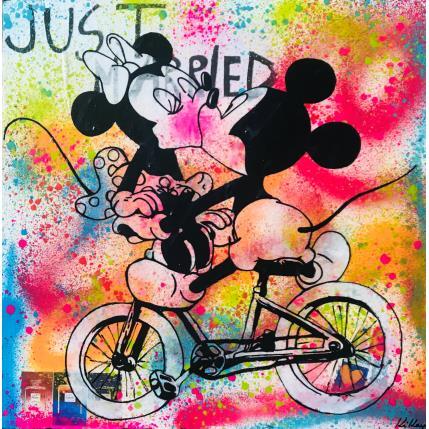 Peinture Just married par Kikayou | Tableau Pop-art Acrylique, Collage, Graffiti Icones Pop