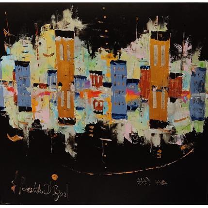 Peinture Grand bonsard par Bastide d´Izard Armelle | Tableau Abstrait Acrylique, Collage Architecture