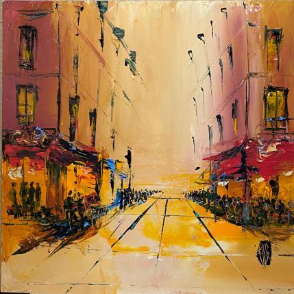 Peinture Bars par Raffin Christian | Tableau Figuratif Huile Urbain