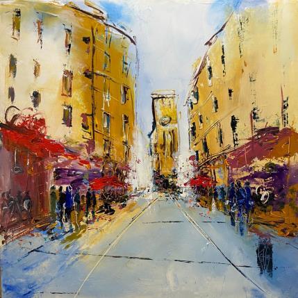 Peinture  Echange par Raffin Christian | Tableau Figuratif Huile Urbain