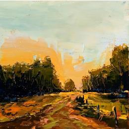 Painting El camino by Max Pedreira | Painting Impressionism Acrylic Landscapes
