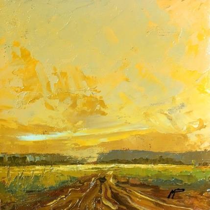 Peinture La siesta par Max Pedreira | Tableau Impressionnisme Acrylique Paysages