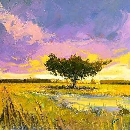 Peinture El jilguero par Max Pedreira | Tableau Impressionnisme Acrylique Paysages