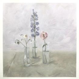 Peinture L’été  par Sellier Octavia | Tableau Réalisme Huile