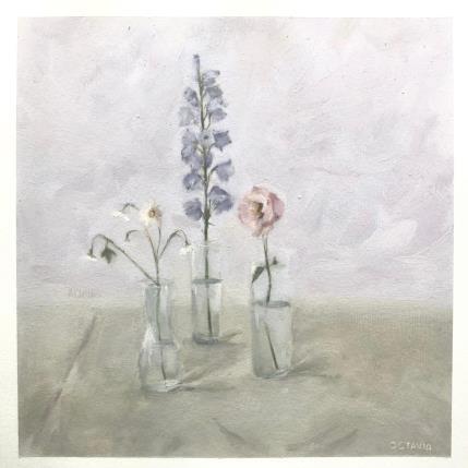 Peinture L’été  par Sellier Octavia | Tableau Réalisme Huile