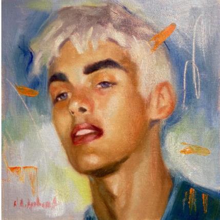 Peinture Jeunesse par Aubert Nawel | Tableau Figuratif Huile Portraits