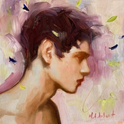 Peinture Nuée de l’âme  par Aubert Nawel | Tableau Figuratif Huile Portraits