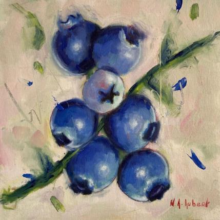 Peinture Baie de la nuit par Aubert Nawel | Tableau Figuratif Huile Natures mortes