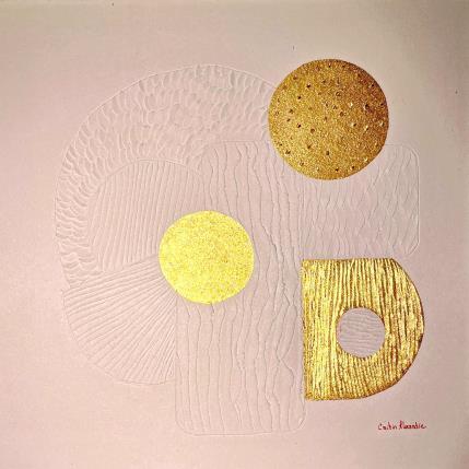 Peinture ARCH CITY SHELL par Caitrin Alexandre | Tableau Matiérisme Encre Architecture, Minimaliste, Urbain