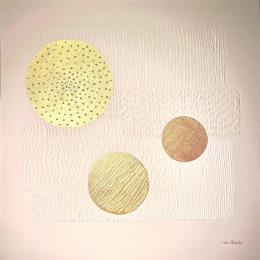 Peinture ARCH CITY WAVES par Caitrin Alexandre | Tableau Matiérisme Encre Architecture, Minimaliste