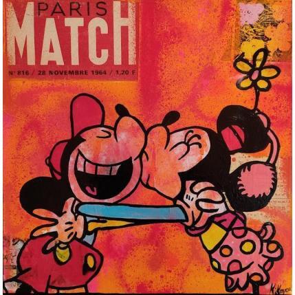 Pintura Love por Kikayou | Pintura Pop-art Acrylic, Gluing, Graffiti Pop icons