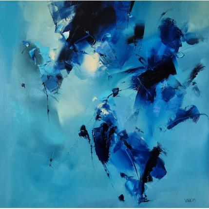 Peinture Under the sky par Virgis | Tableau Abstrait Huile Minimaliste