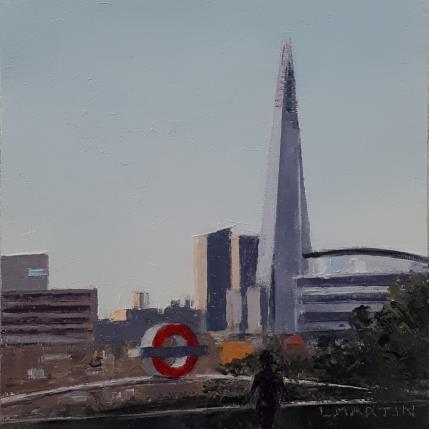 Peinture London bridge station par Martin Laurent | Tableau Figuratif Huile Urbain