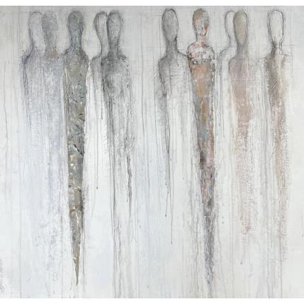 Painting Les fées magiques by Rocco Sophie | Painting Raw art Acrylic, Sand