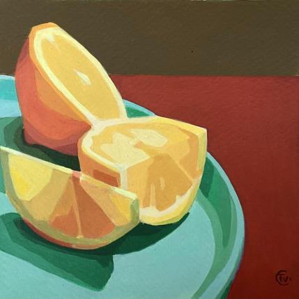 Peinture Juste un zeste par Colin Véronique | Tableau Figuratif Acrylique Nature, Natures mortes, Scènes de vie